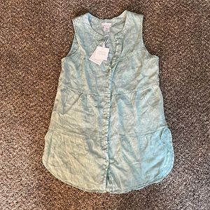 Sigrid Olsen 100% Linen Tank